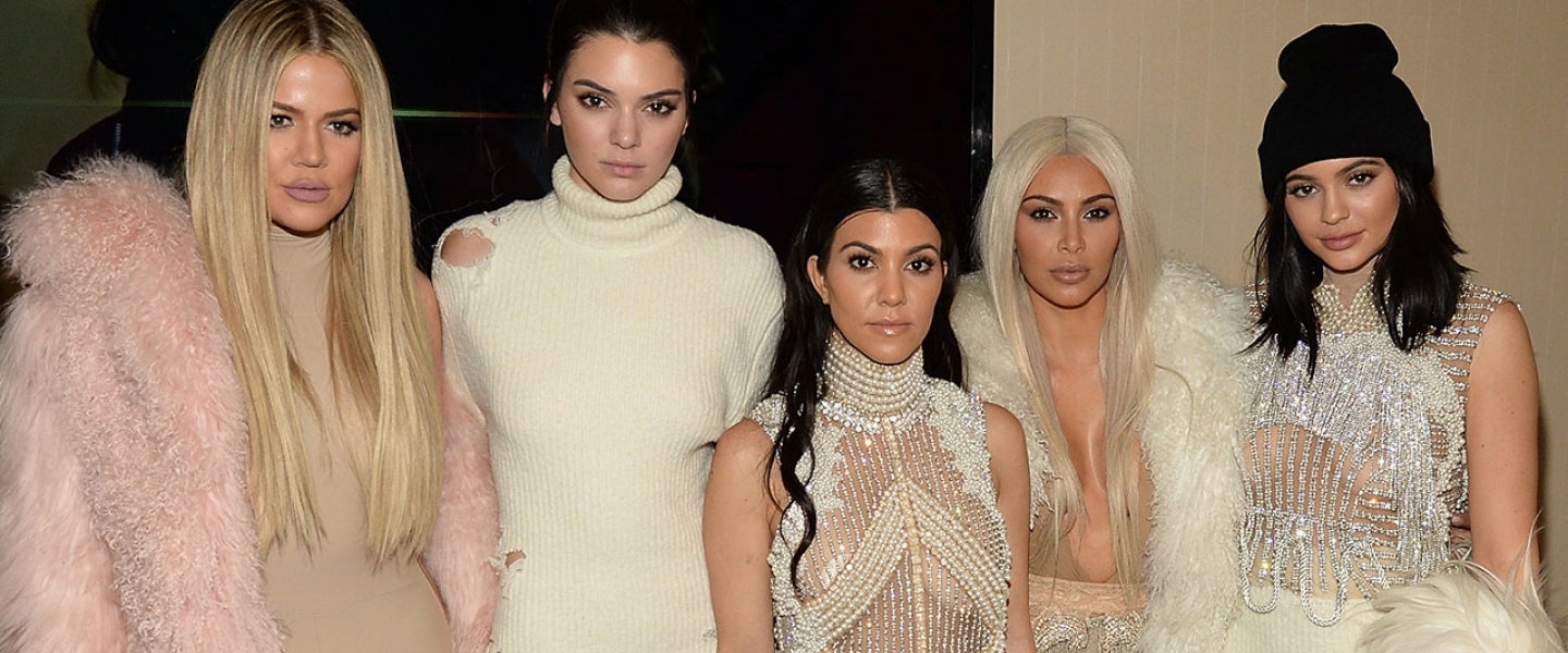  Khloe Kardashian, Kendall Jenner, Kourtney Kardashian, Kim Kardashian West and Kylie Jenner at Yeezy Season 3 in 2016