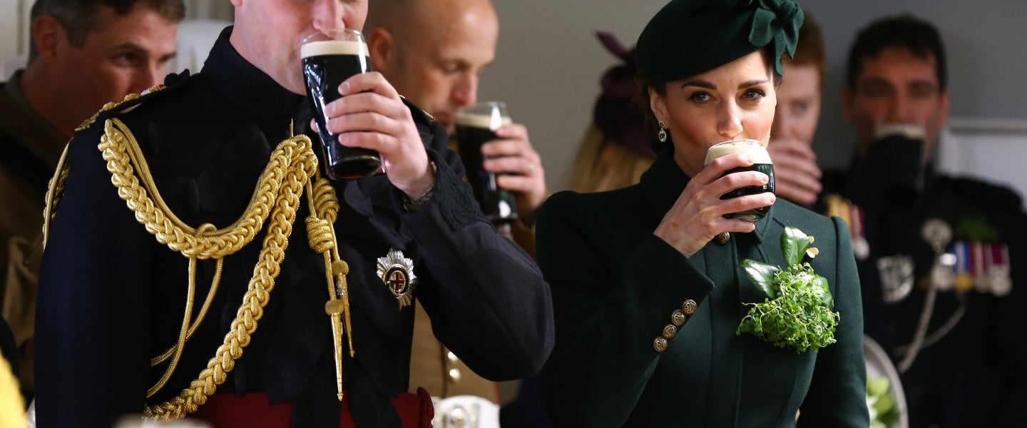 Prince William and Kate Middleton - guinness