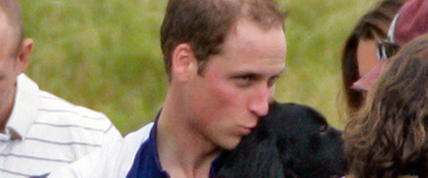 Prince William with his dog Lupo