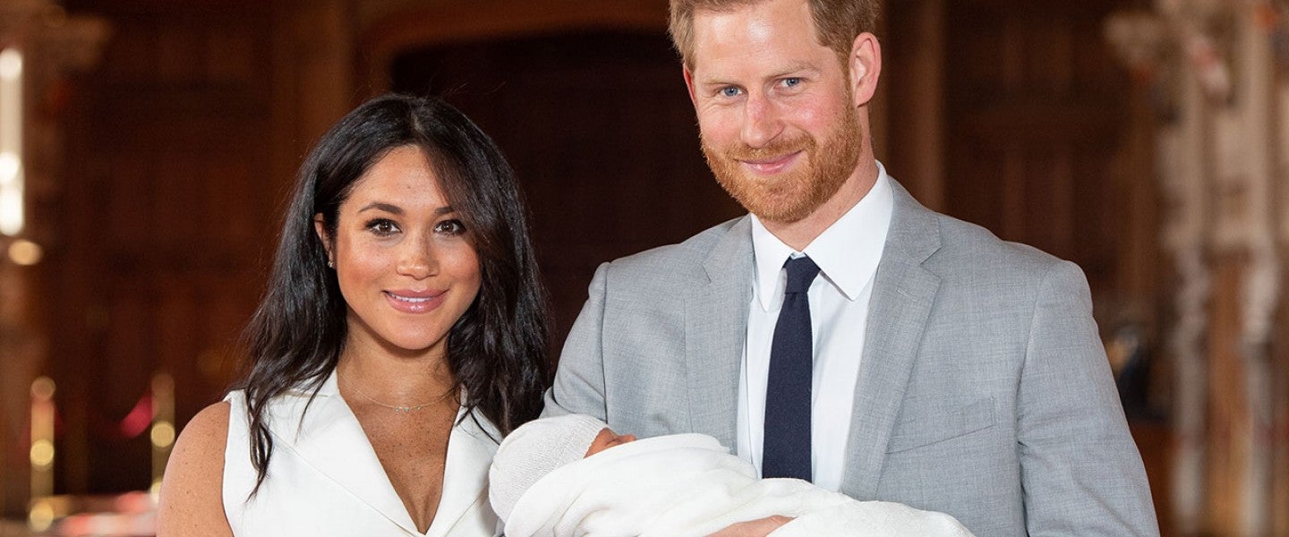 Meghan Markle, Archie and Prince Harry on may 8