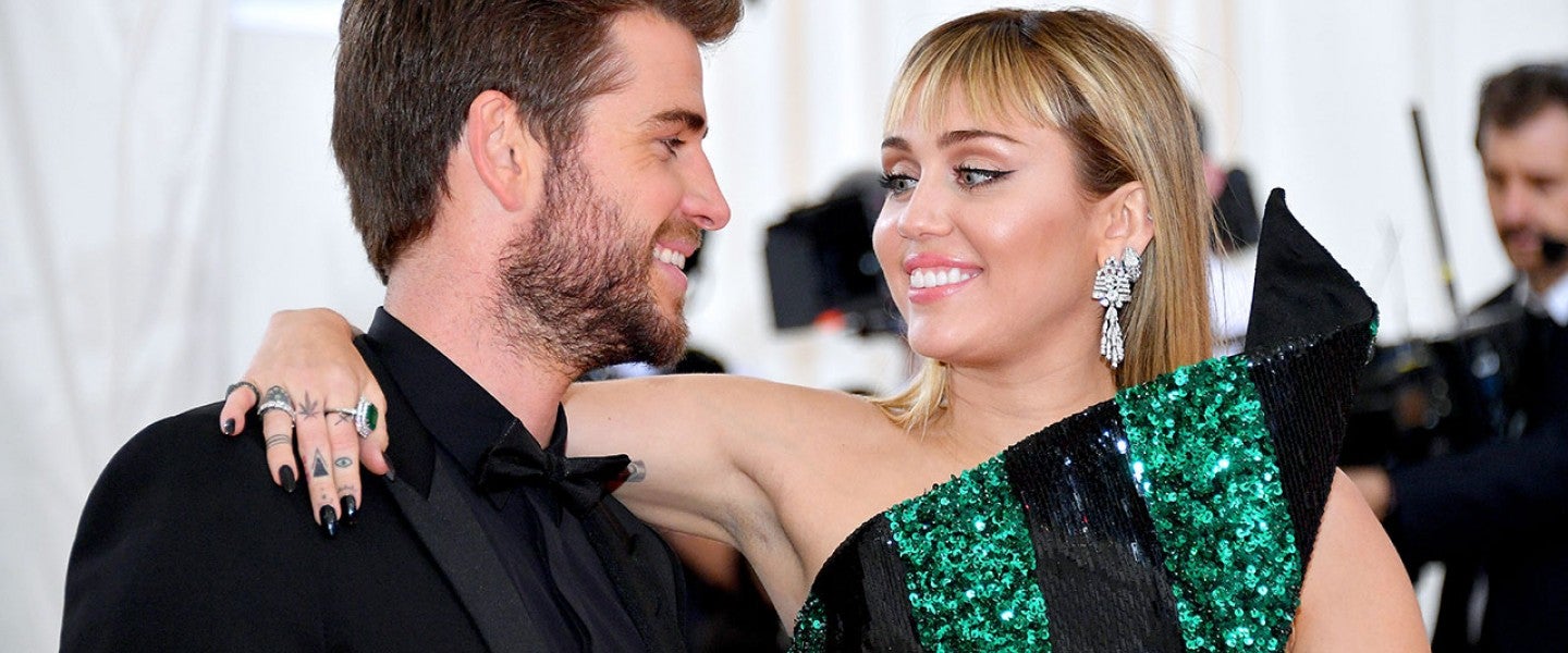 Liam Hemsworth and Miley Cyrus AT The 2019 Met Gala