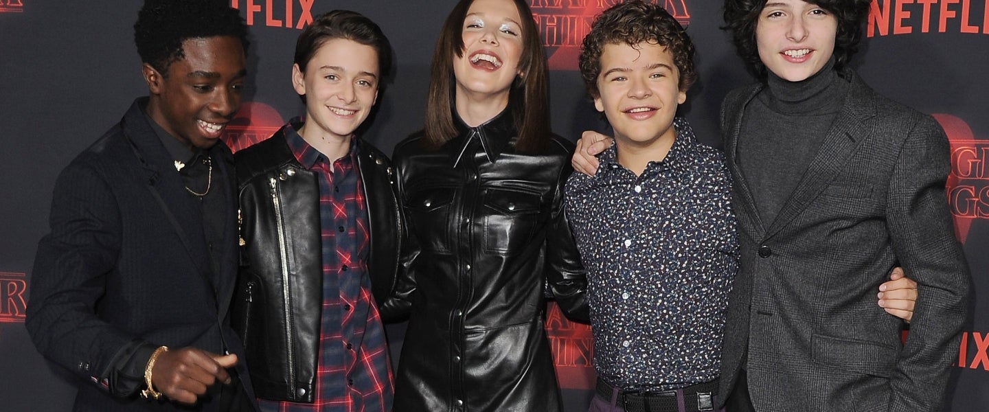 Stranger Things cast s2 premiere