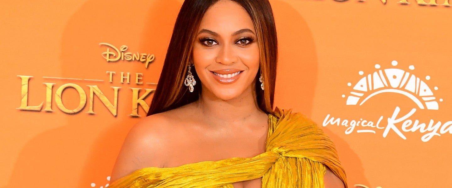 Beyonce at Lion King premiere in london