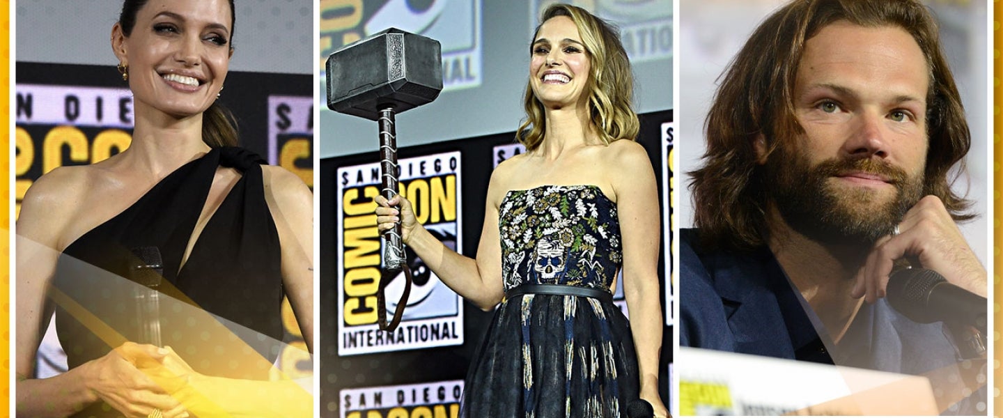 Comic Con Cover: Angelina Jolie Natalie Portman, Jared Padalecki