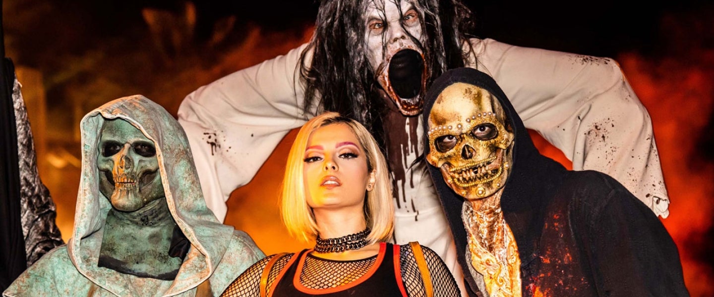 bebe rexha at Universal Studios Hollywood’s “Halloween Horror Nights”