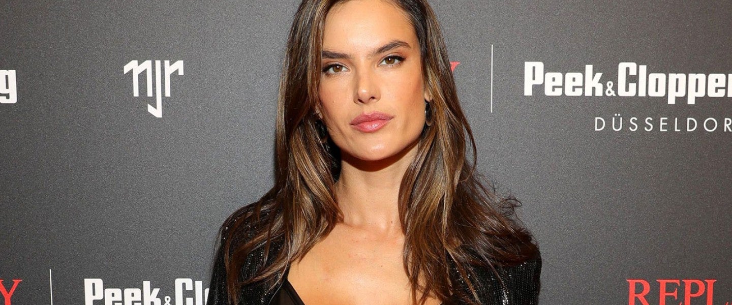 Alessandra Ambrosio at a launch event in germany