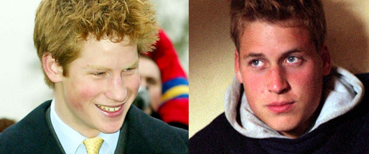 Prince William And Prince Harry In Their Teens: A Look Back ...