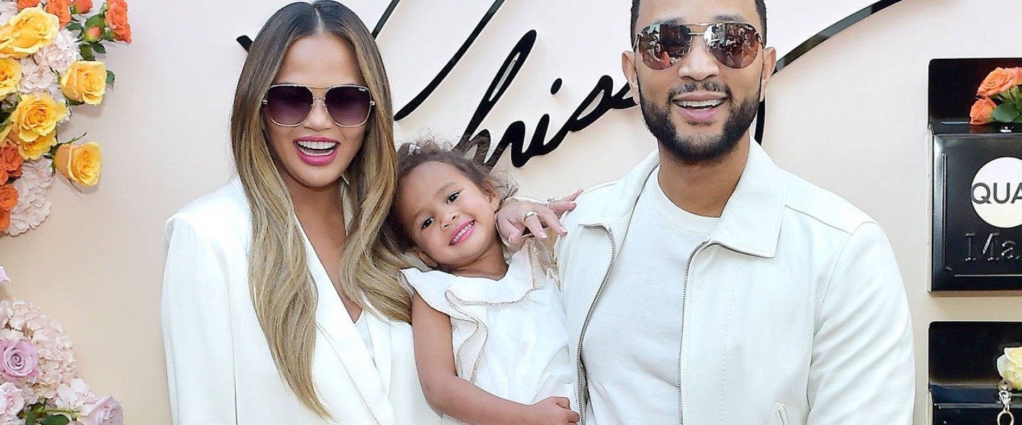 chrissy teigen, luna and john legend