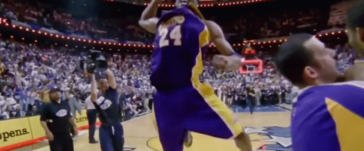 RIP Kobe Bryant: A Tribute In GIFs To The Iconic Lakers' Forward