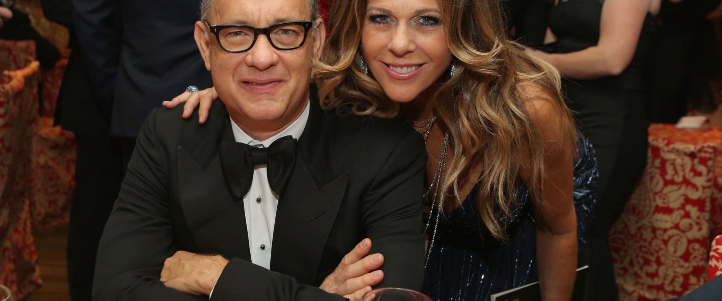Tom Hanks and Rita Wilson at HBO's Post 2014 Golden Globe Awards Party 