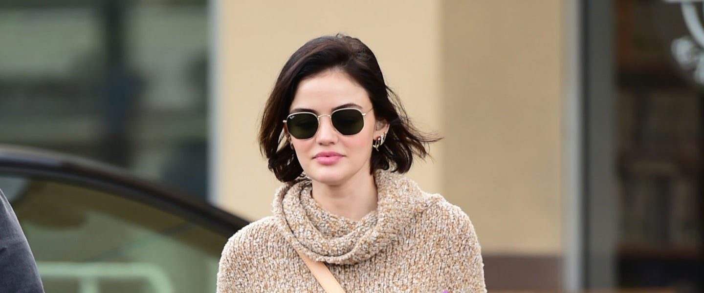 lucy hale gets coffee on 3/17
