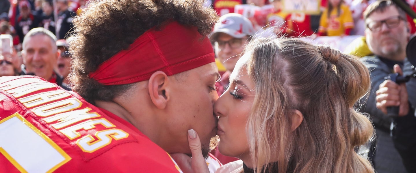 Patrick Mahomes and Brittany Mahomes 