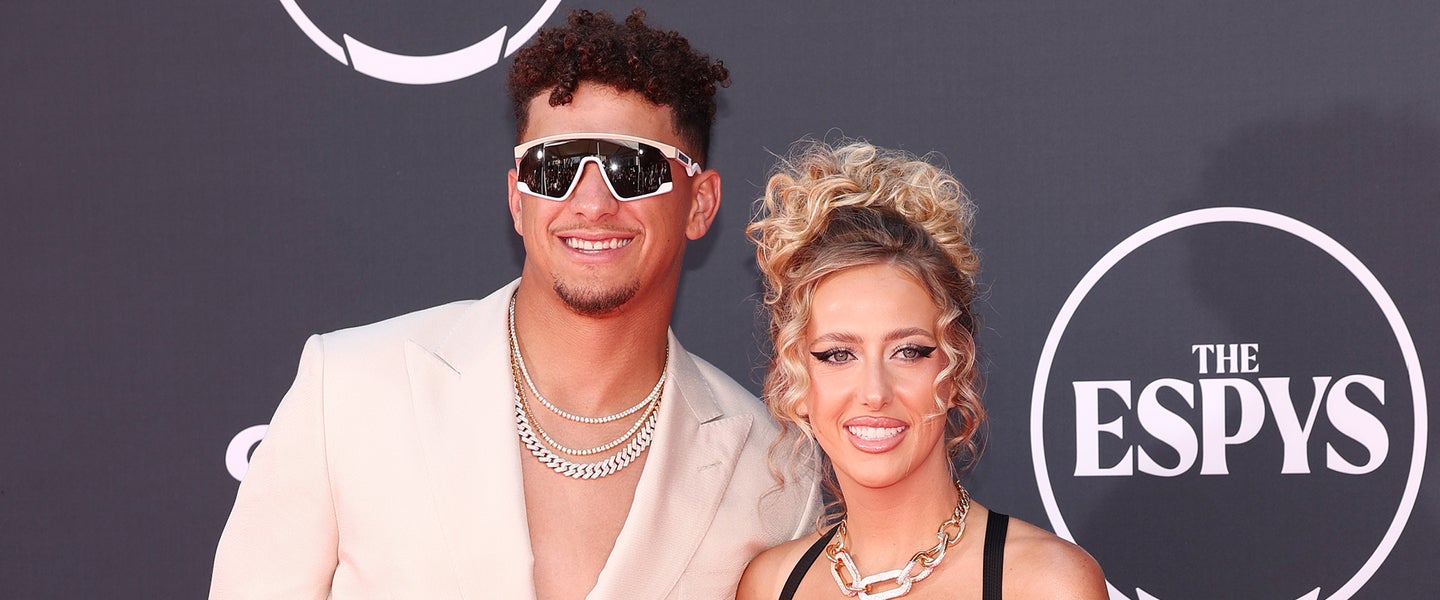 Patrick Mahomes, Wife Brittany Gush About Kids on 2023 ESPYs Red