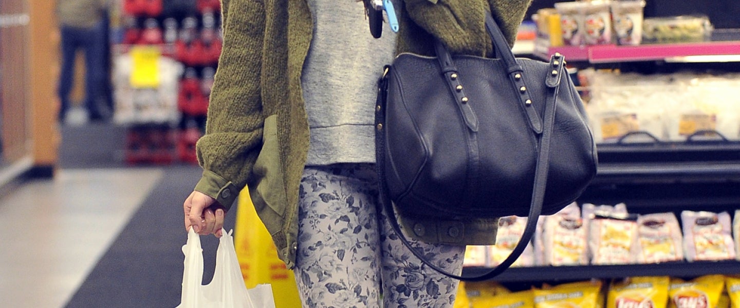Actress Rachel Bilson seen with her sister shopping at T.J.Maxx