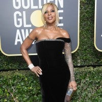 Mary J Blige at 2018 Golden Globes