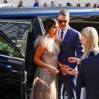 Sandra Bullock and boyfriend Bryan Randall at the 'Ocean's 8' premiere in NYC on June 5, 2018.