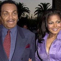 Janet Jackson and her father, Joe Jackson, in 2000