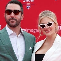 Justin Verlander and Kate Upton at the 89th MLB All-Star Game in Washington, D.C.