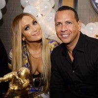 Jennifer Lopez and Alex Rodriguez at VMA vanguard party