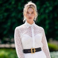 Karlie Kloss white dress