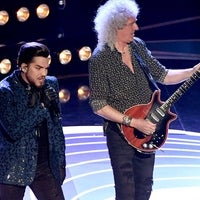 Adam Lambert and Brian May of Queen at the 91st Annual Academy Awards