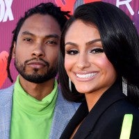 Miguel and Nazanin Mandi at the 2019 iHeartRadio Music Awards