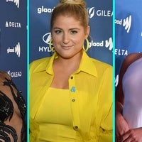 Olivia Munn, Meghan Trainor and Lea Michele at the 30th Annual GLAAD Media Awards at the Beverly Hilton Hotel in LA on March 28.