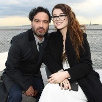 Johnny Galecki and Alaina Meyer