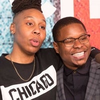 Lena Waithe and Jason Mitchell