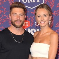 Chris Lane and Lauren Bushnell at the 2019 CMT Music Awards