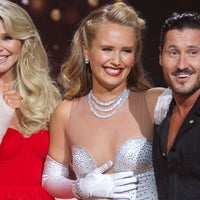 Christie Brinkley, Sailor Brinkley-Cook and Val Chmerkovskiy on 'DWTS'