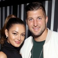 Demi-Leigh Nel-Peters and Tim Tebow in February 2019