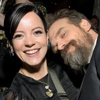 Lily Allen and David Harbour at 2020 Netflix SAG After Party 