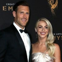 Brooks Laich and Julianne Hough at the 2017 Creative Arts Emmy Awards