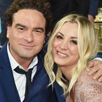 Johnny Galecki and Kaley Cuoco