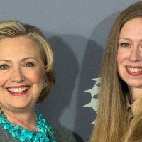 Hillary Clinton and Chelsea