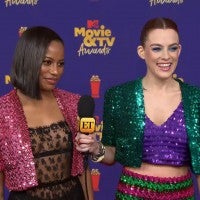 Taylour Page and Riley Keough Talk About Their Upcoming Movie 'Zola' at MTV Awards (Exclusive)