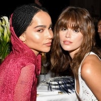 Zoë Kravitz and Kaia Gerber attend the 2021 InStyle Awards at The Getty Center on November 15, 2021 in Los Angeles, California.