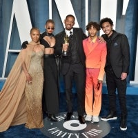 Will Smith, Jada Pinkett Smith, Willow Smith, Jaden Smith and Trey Smith