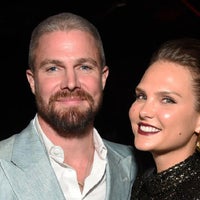 Stephen Amell and Cassandra Jean