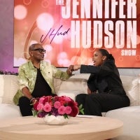 Randy Jackson and Jennifer Hudson