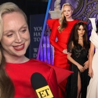 Watch 'Wednesday's Gwendoline Christie Gush Over Her Co-Stars (Exclusive) 