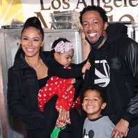 Nick Cannon, Brittany Bell, Powerful Queen Cannon and Golden Cannon