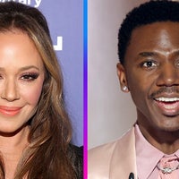 Leah Remini and Jerrod Carmichael 