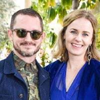 Elijah Wood and Mette-Marie Kongsved