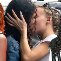 Lily-Rose Depp Passionately Kisses Rapper 070 Shake 