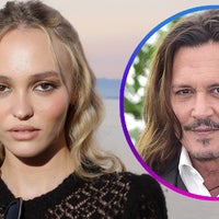 Lily-Rose Depp and Johnny Depp