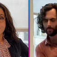 Penn Badgley Does the 'Seinfeld' Elaine Dance Front of Julia Louis-Dreyfus