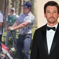 Miles Teller and Chace Crawford Dance to Bad Bunny's Lyrics During Golf Tournament  