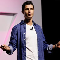 Ben Nemtin speaks onstage during the Mighty Dream Forum Hosted By Pharrell Williams 2022 on November 03, 2022 in Norfolk, Virginia